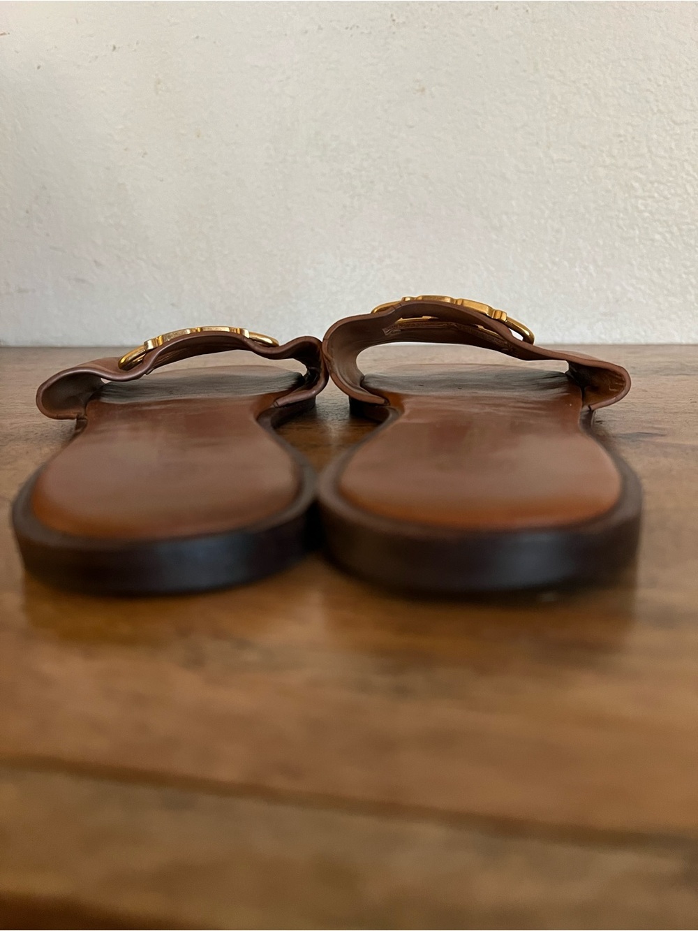 Tory Burch Selby Leather Slide Sandal Size 10 M - Picture 5 of 14